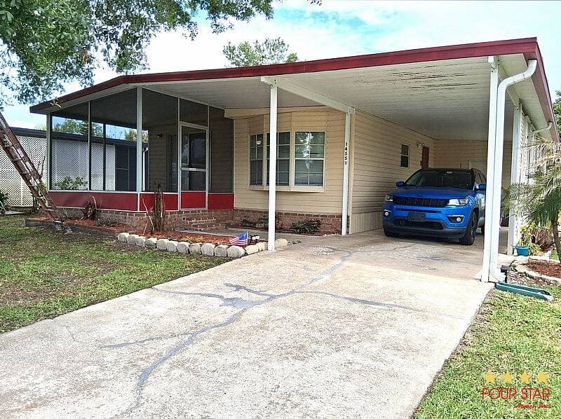 A home currently listed