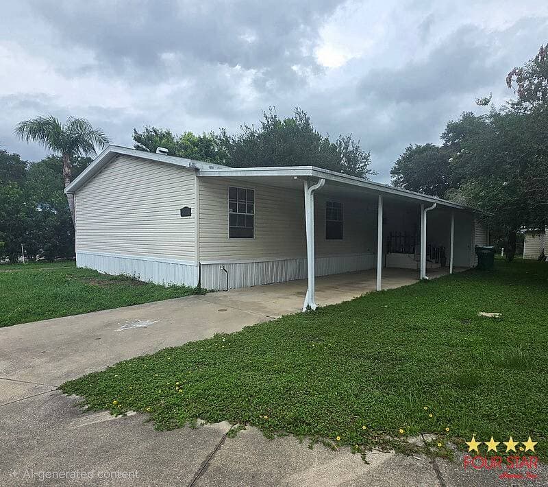 A home currently listed