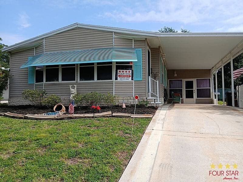 A home currently listed