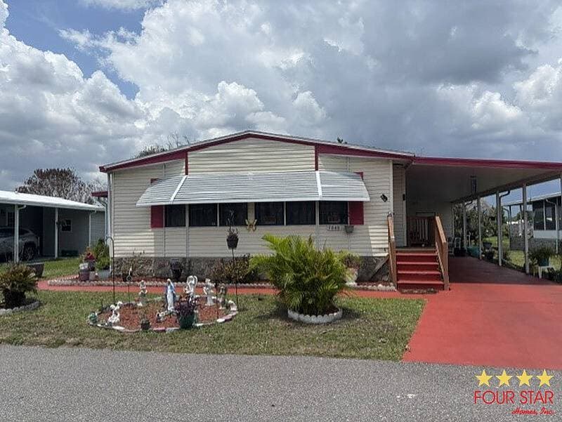A home currently listed