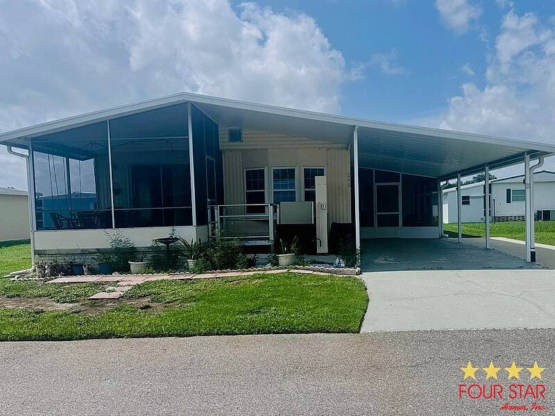 A home currently listed
