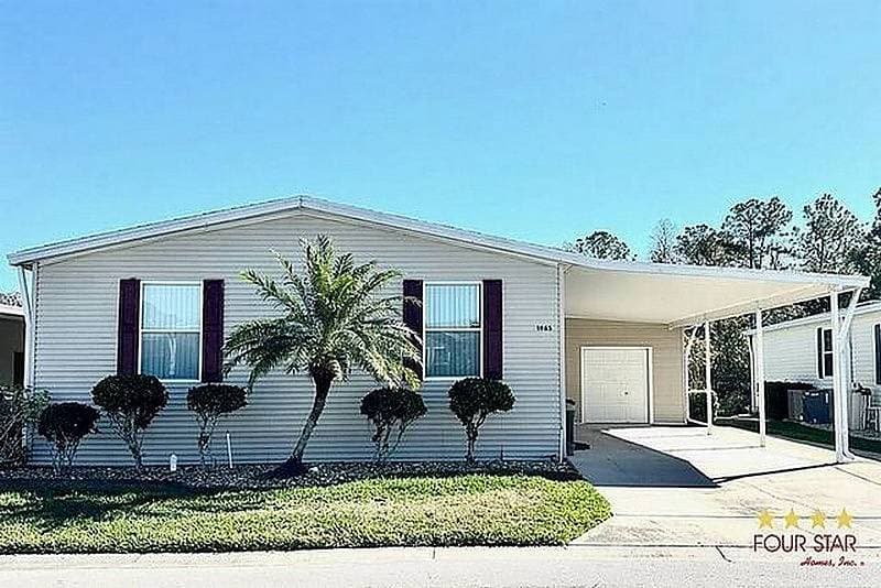 A home currently listed