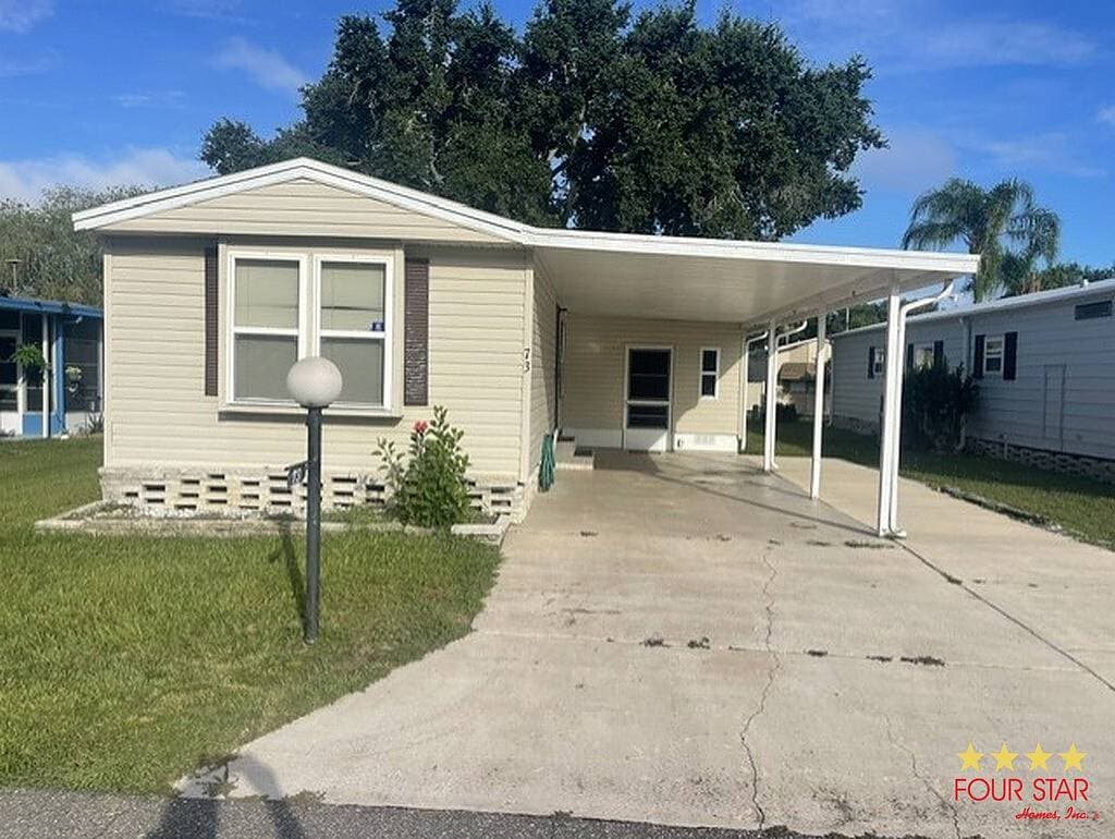 A home currently listed