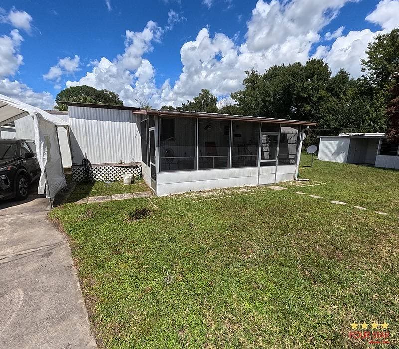 A home currently listed