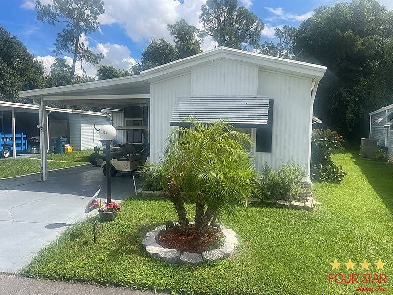 A home currently listed