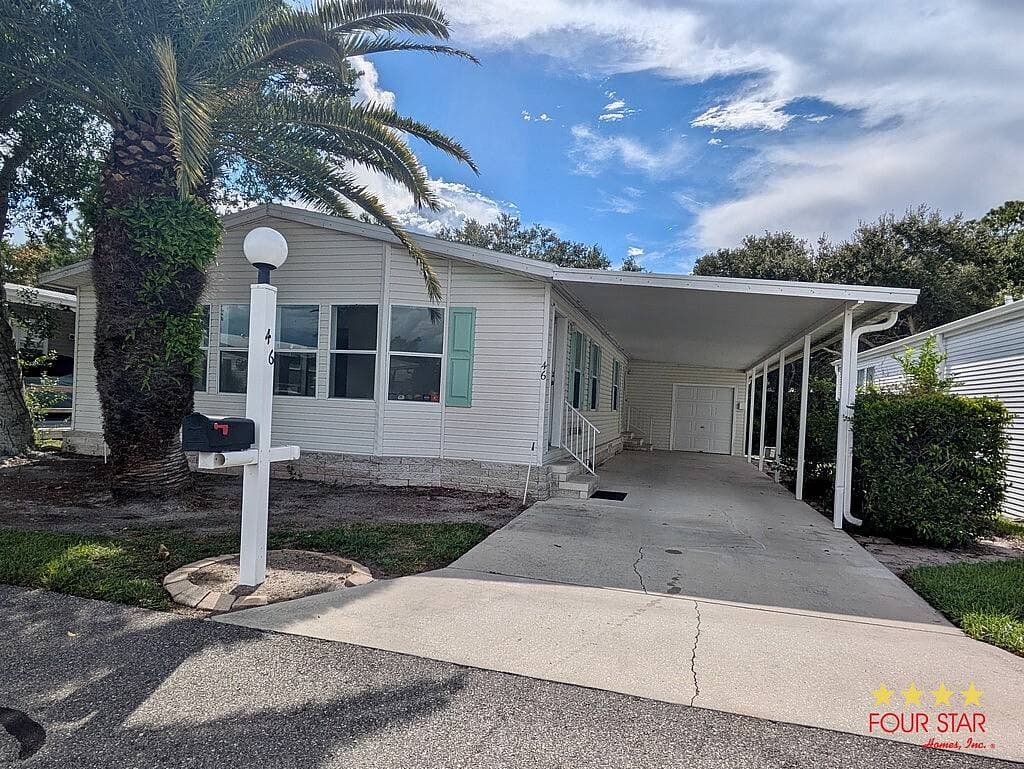 A home currently listed