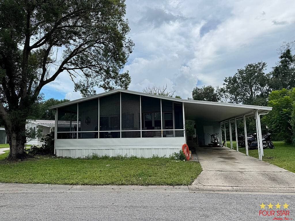 A home currently listed
