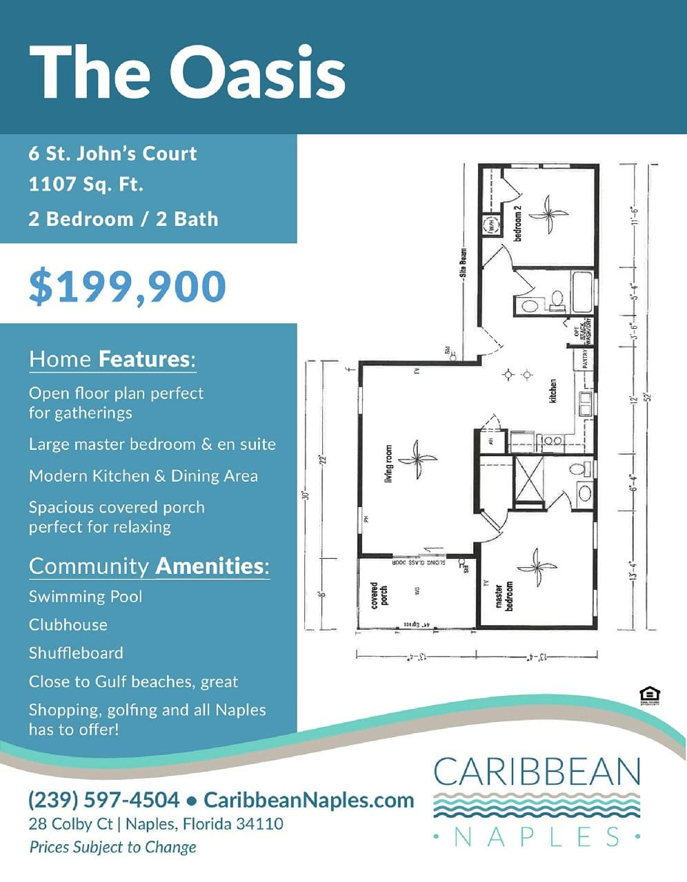 A home currently listed