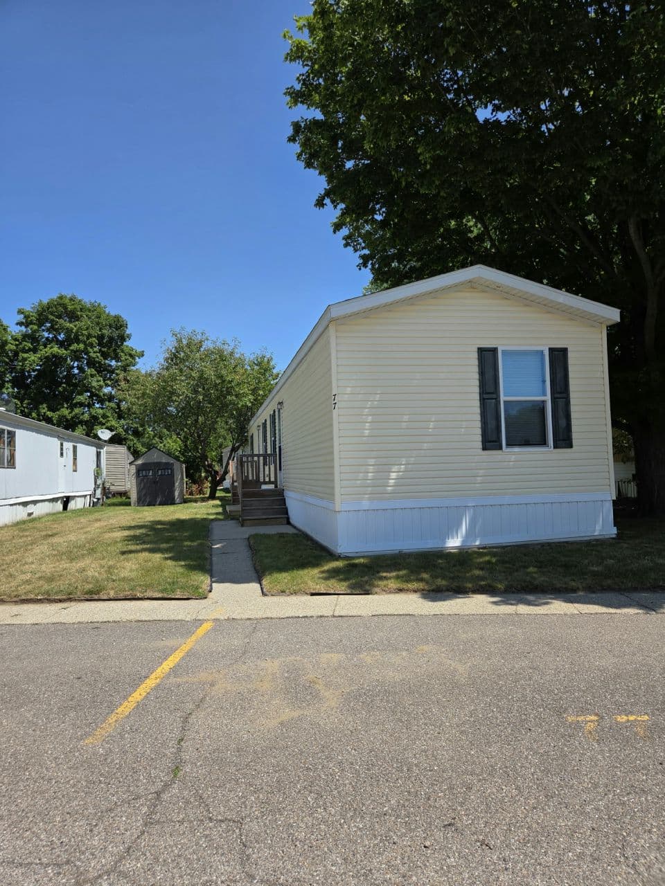 A home currently listed