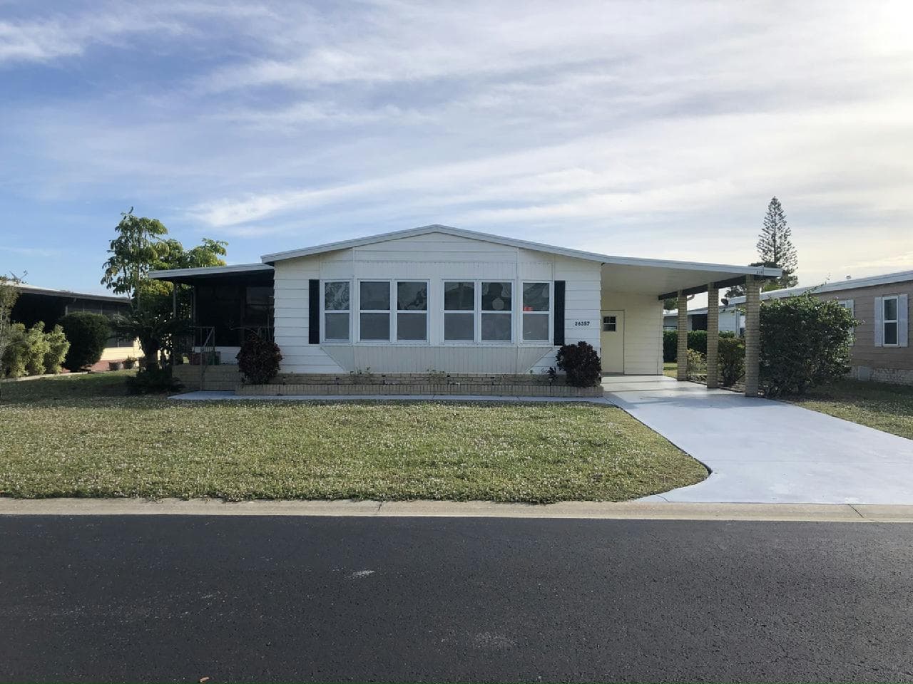 A home currently listed