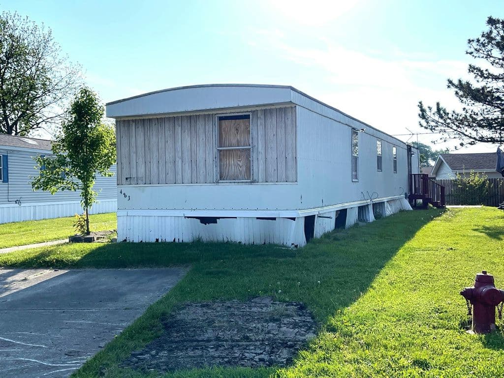 A home currently listed