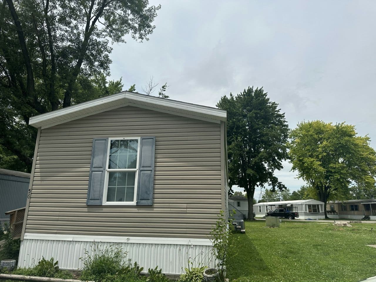 A home currently listed