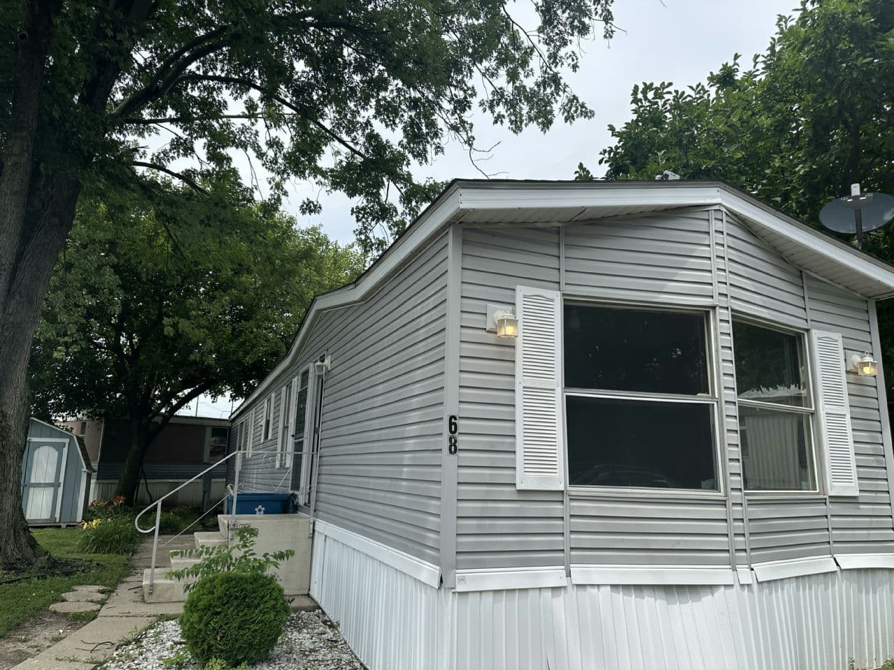 A home currently listed