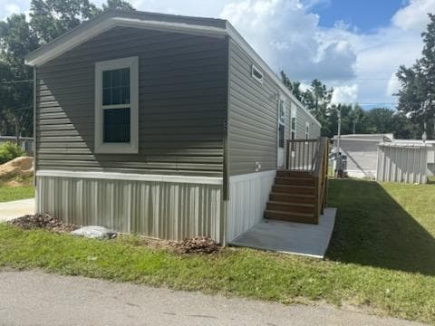 A home currently listed