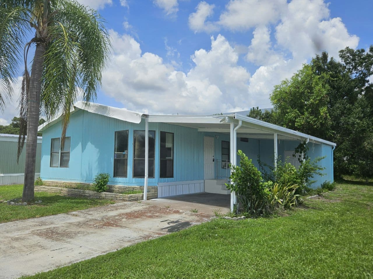 A home currently listed