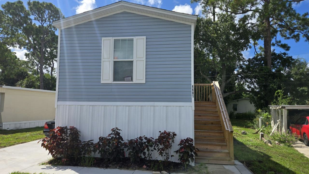A home currently listed