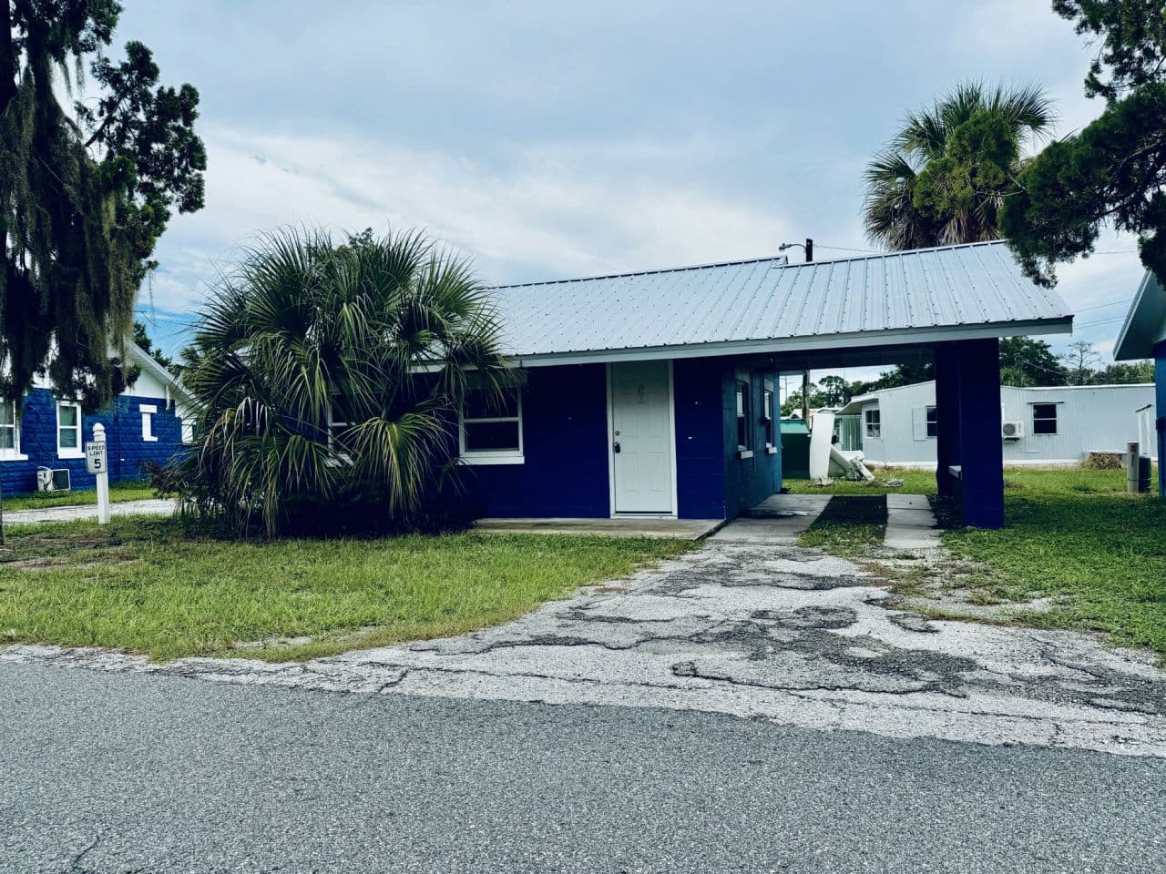A home currently listed