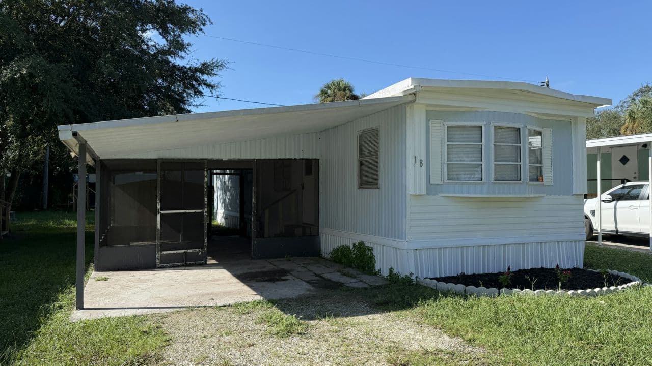 A home currently listed