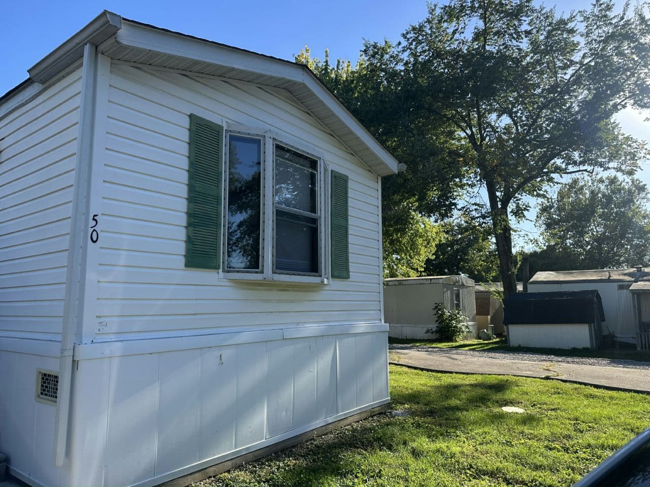 A home currently listed