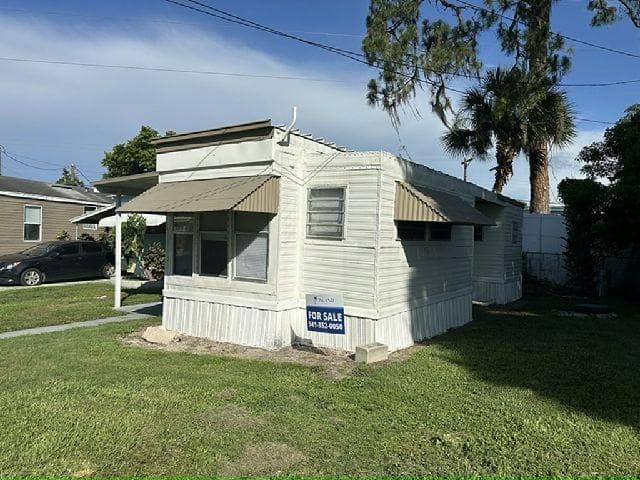 A home currently listed
