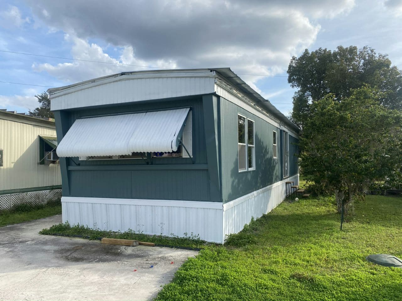 A home currently listed