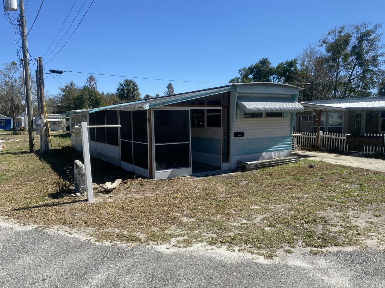 A home currently listed