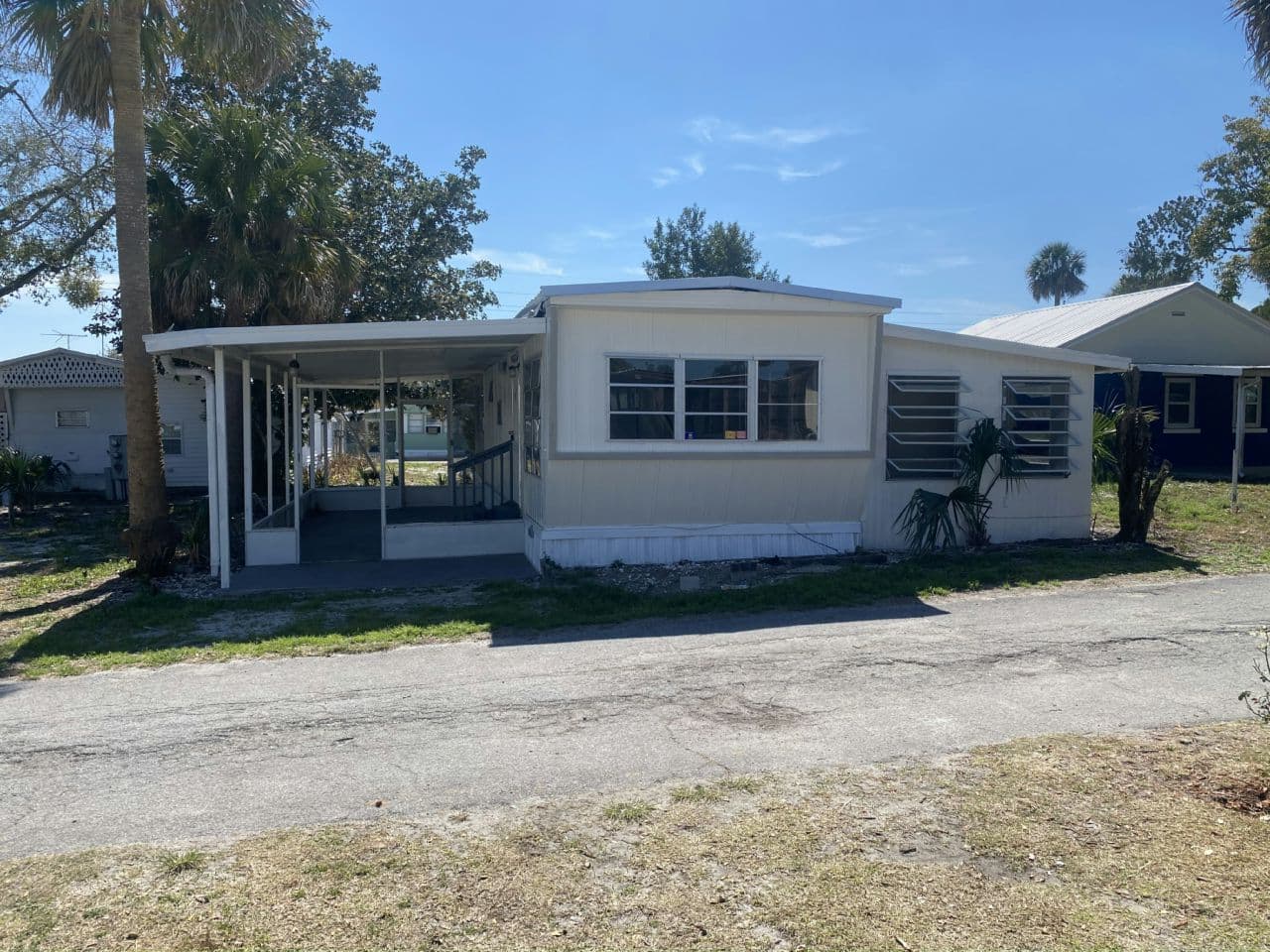 A home currently listed