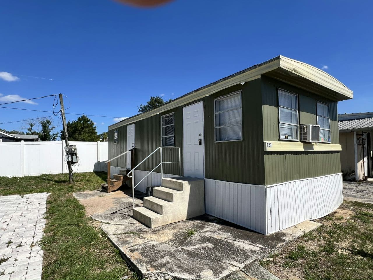 A home currently listed