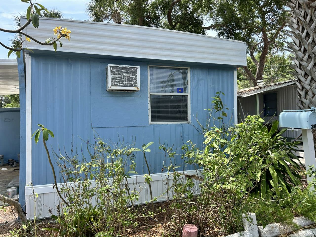 A home currently listed
