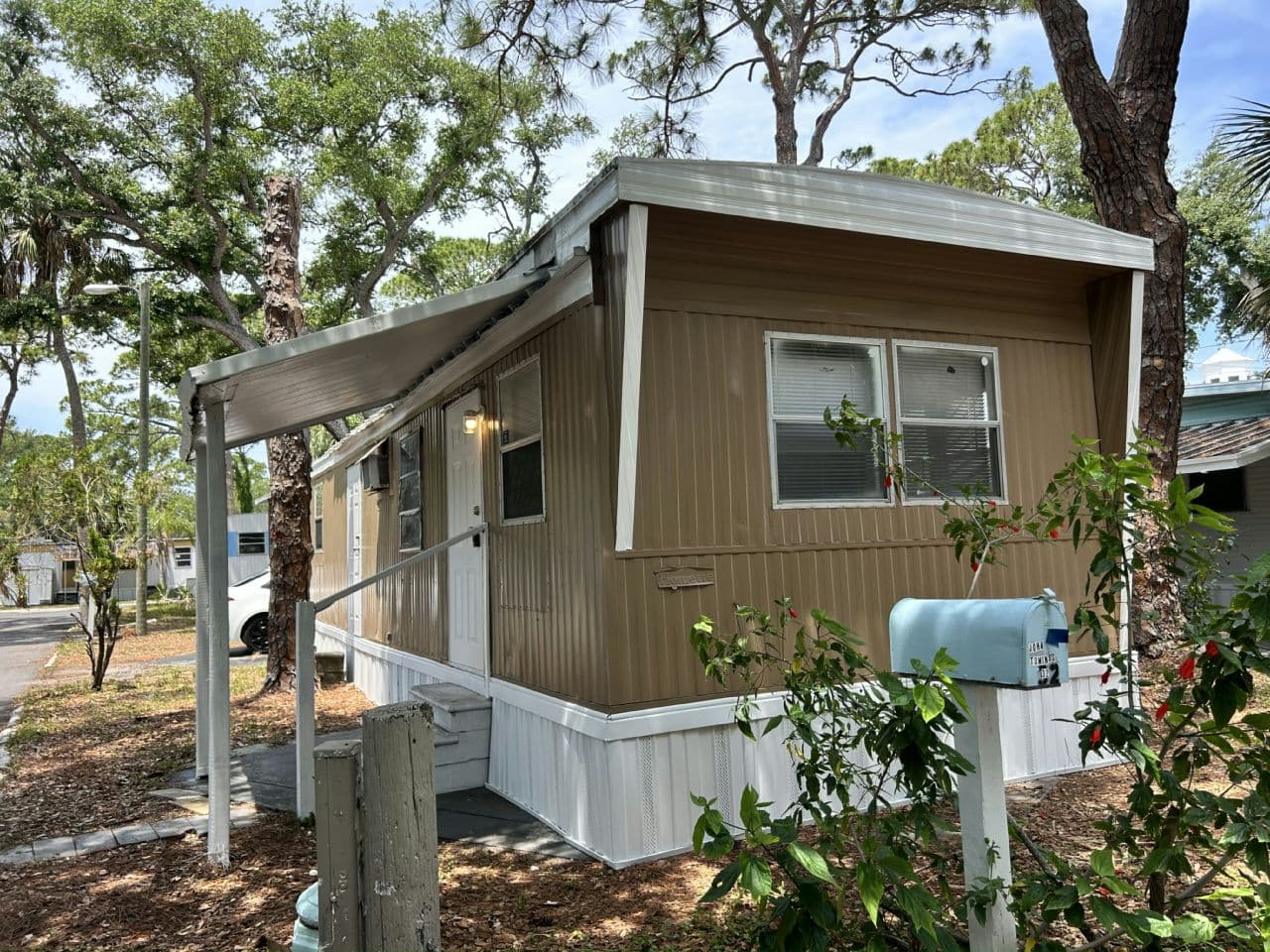 A home currently listed