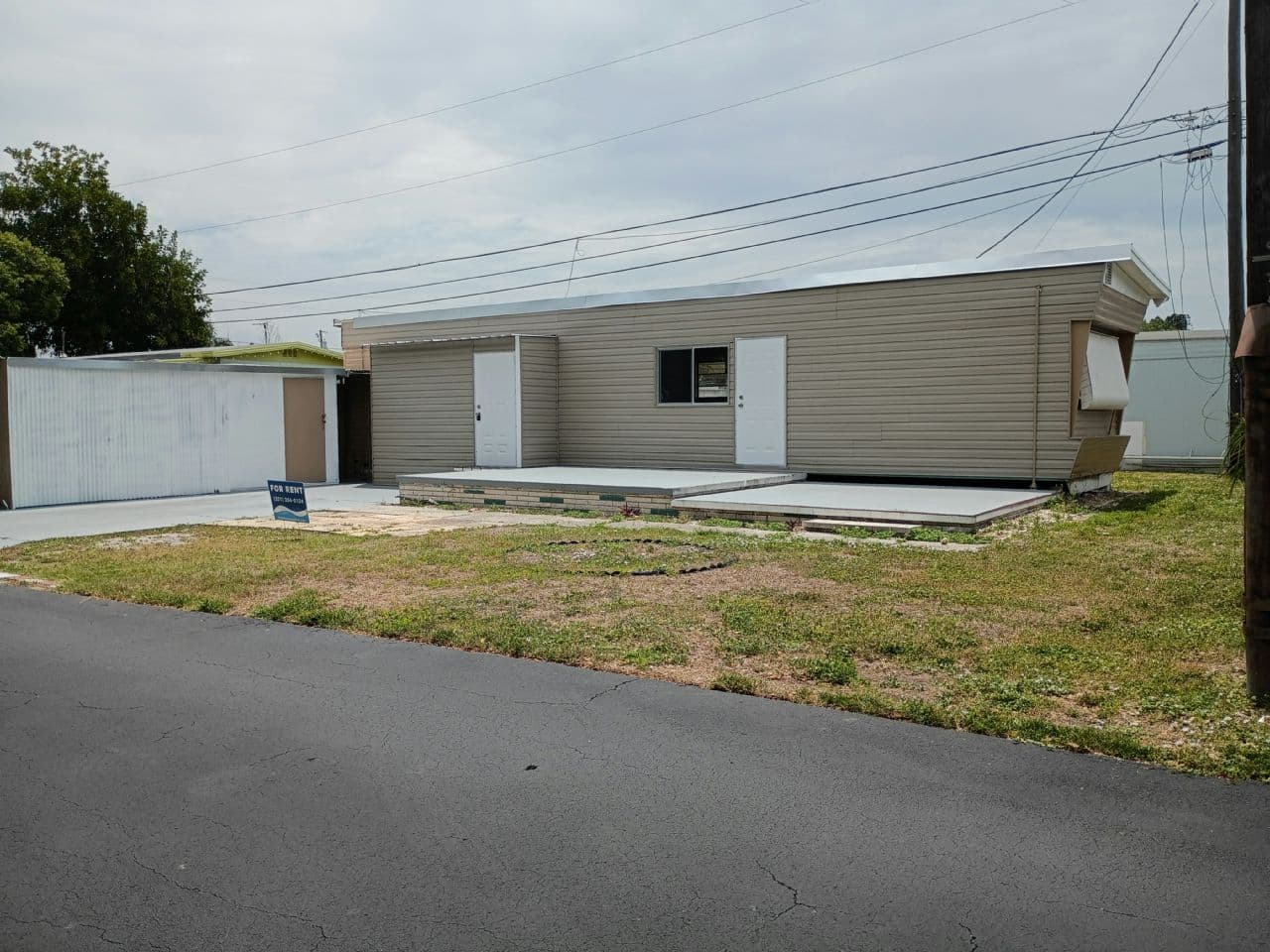 A home currently listed