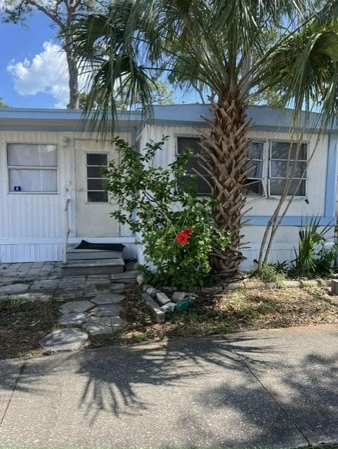 A home currently listed