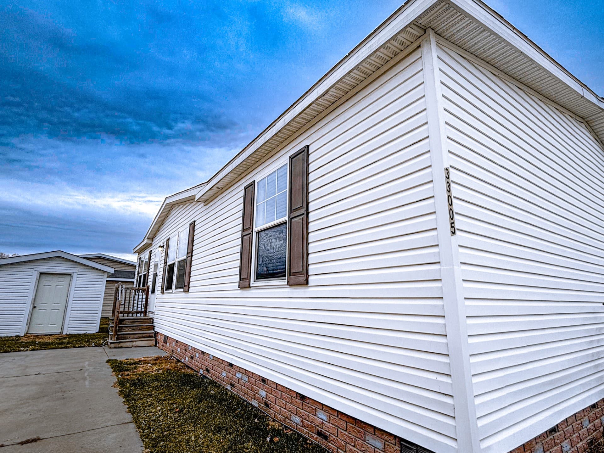 A home currently listed