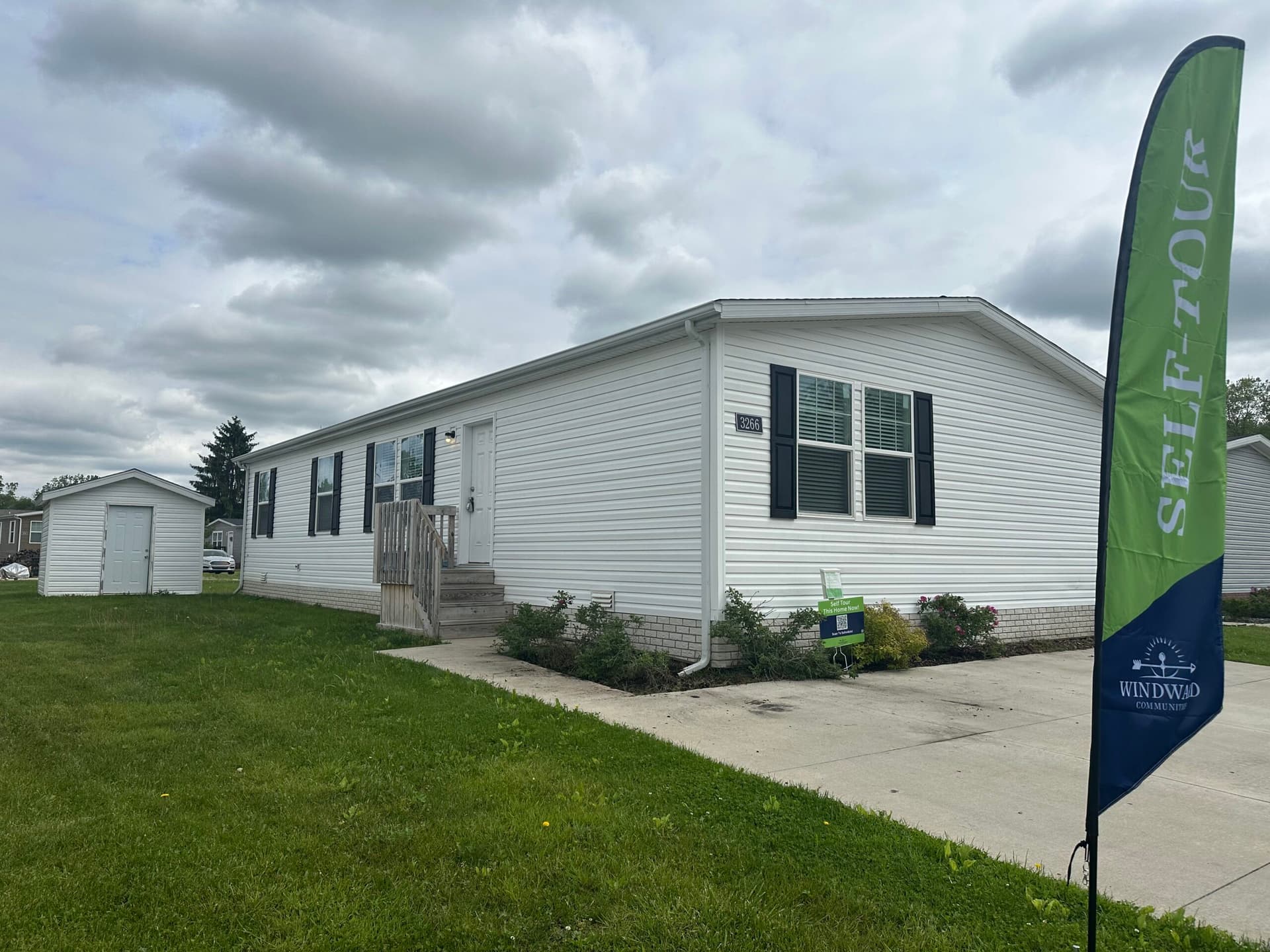 A home currently listed