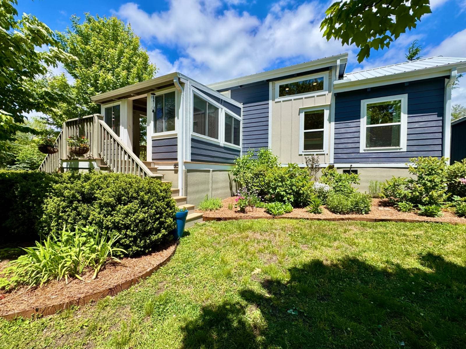 Front of home Corner lot