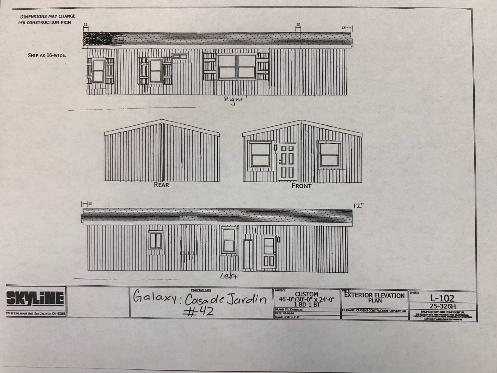 Exterior Elevation
