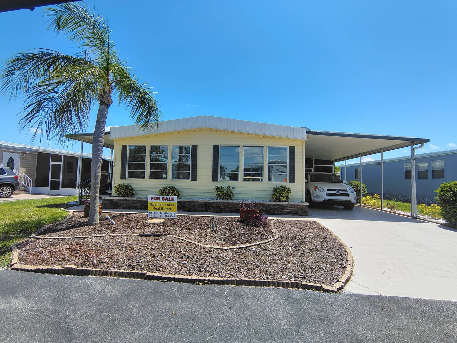 A home currently listed