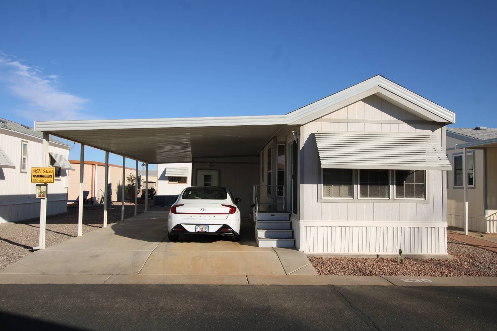 1 Bed, 1 Bath with 18' Double Drive